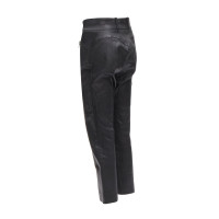 Balenciaga Hose aus Leder in Schwarz