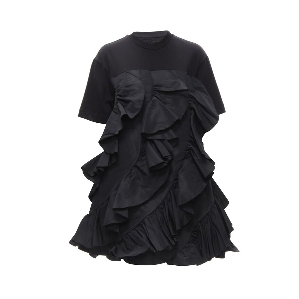 Alexander McQueen Robe en Coton en Noir