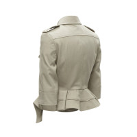 Alexander McQueen Jacket/Coat Cotton in Grey