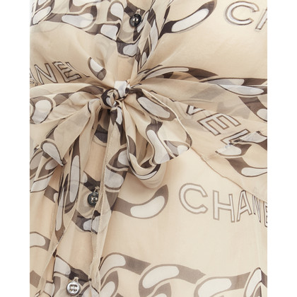 Chanel Oberteil aus Baumwolle in Nude