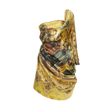 Alexander McQueen Kleid aus Baumwolle in Gold