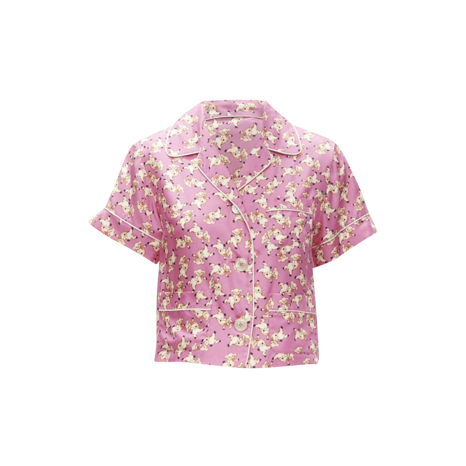 Gucci Top Cotton in Pink