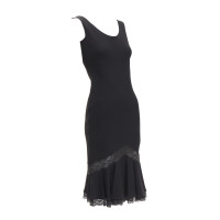 Christian Dior Kleid aus Baumwolle in Schwarz
