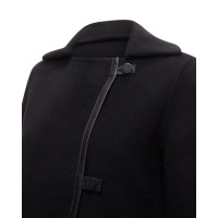 Hermès Jas/Mantel Wol in Zwart