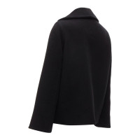 Hermès Jas/Mantel Wol in Zwart