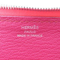 Hermès Bag/Purse Leather in Fuchsia
