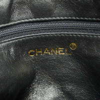 Chanel Matelassée en Cuir en Noir
