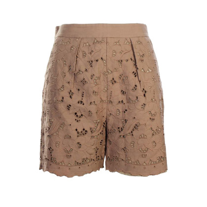 Stella McCartney Shorts aus Baumwolle in Braun