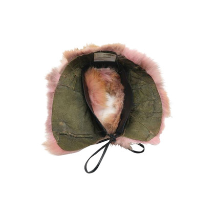 Miu Miu Schal/Tuch aus Leder in Rosa / Pink