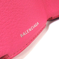 Balenciaga Papier Leather in Fuchsia