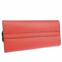 Prada Handbag Leather in Red