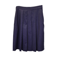 Max Mara Skirt Wool in Blue