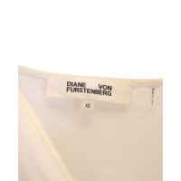 Diane Von Furstenberg Dress Silk in White