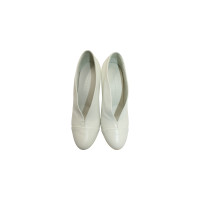 Victoria Beckham Sandalen aus Leder in Weiß
