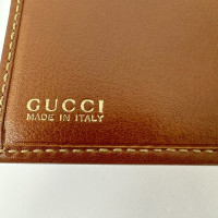 Gucci Bamboo Bag Leer in Bruin