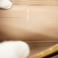 Louis Vuitton Masters Zippy Wallet aus Lackleder in Beige