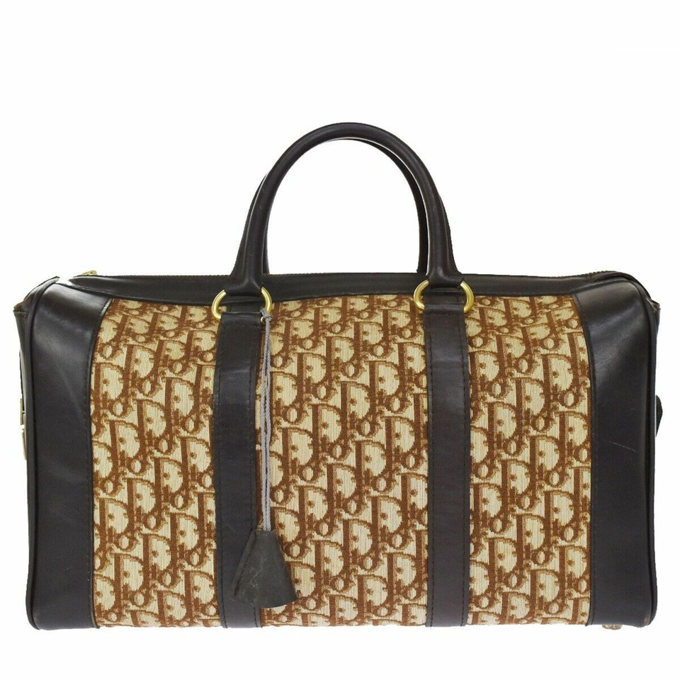 Dior Travel bag Canvas in Brown