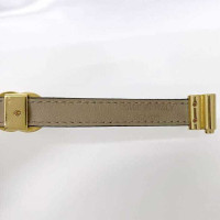 Bulgari Armreif/Armband aus Leder in Schwarz