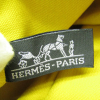Hermès Umhängetasche aus Baumwolle in Gelb