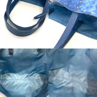 Bottega Veneta Tote Bag aus Leder in Blau