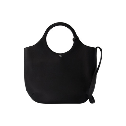 Courrèges Handbag Leather in Black