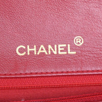Chanel Matelassée in Pelle in Rosso