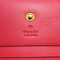 Gucci Täschchen/Portemonnaie aus Canvas in Beige