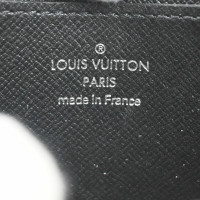 Louis Vuitton Zippy Coin Purse Epileder aus Canvas in Schwarz