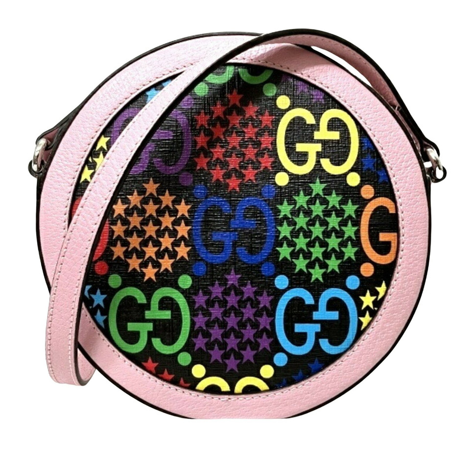 Gucci Psychedelic Bag aus Leder in Fuchsia