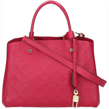 Louis Vuitton Montaigne MM33 in Red