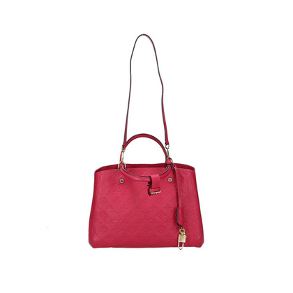 Louis Vuitton Montaigne MM33 in Red