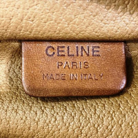 Céline Clutch Bag Canvas in Brown