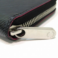Louis Vuitton Masters Zippy Wallet aus Leder in Schwarz