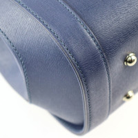Gucci Bamboo Bag aus Leder in Blau