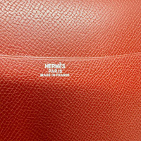 Hermès Tasje/Portemonnee Leer in Rood