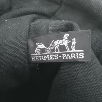 Hermès Deauville aus Canvas in Schwarz