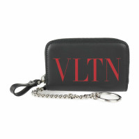 Red Valentino Täschchen/Portemonnaie aus Leder in Schwarz