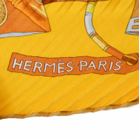 Hermès Carré 90x90 Zijde in Oker