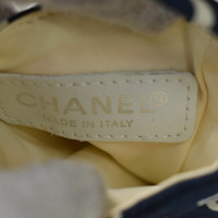 Chanel Handtas Canvas in Blauw