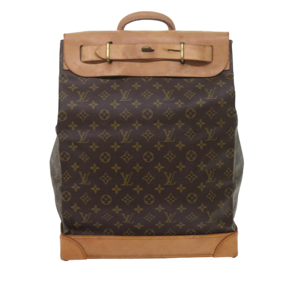 Louis Vuitton Steamer Bag Canvas in Brown