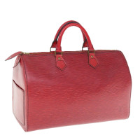 Louis Vuitton Speedy 35 Leather in Red