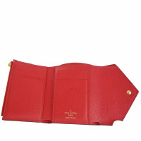 Louis Vuitton Victorine Wallet en Cuir en Rouge