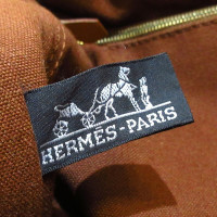 Hermès Tote bag Canvas in Bruin