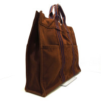 Hermès Tote bag Canvas in Brown
