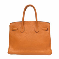 Hermès Birkin Bag Leer in Oker