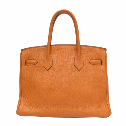 Hermès Birkin Bag aus Leder in Ocker