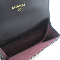 Chanel Matelassée aus Leder in Schwarz