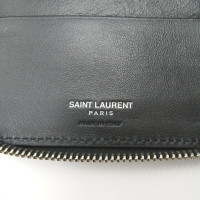 Yves Saint Laurent Tasje/Portemonnee Leer in Zwart