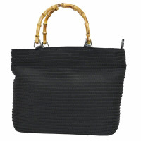 Gucci Bamboo Bag Canvas in Black