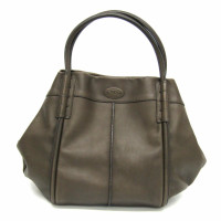 Tod's Tote bag Leather in Khaki